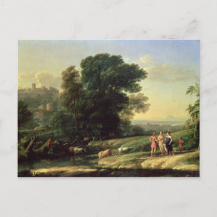 Postal Paisaje con Cephalus