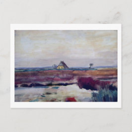 Postal Paisaje con una granja, Bella Artes Van Gogh
