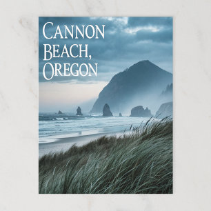 Postal Paisaje costero de Cannon Beach Oregon