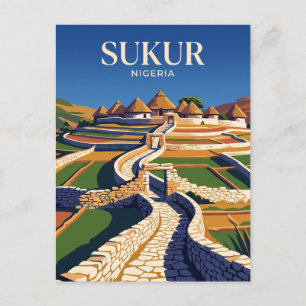Postal Paisaje Cultural Sukur Nigeria
