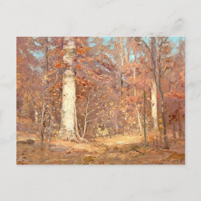 Postal Paisaje de 1909 por T. C. Steele Postcard (Anverso)