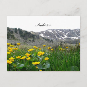Postal Paisaje de Andorra