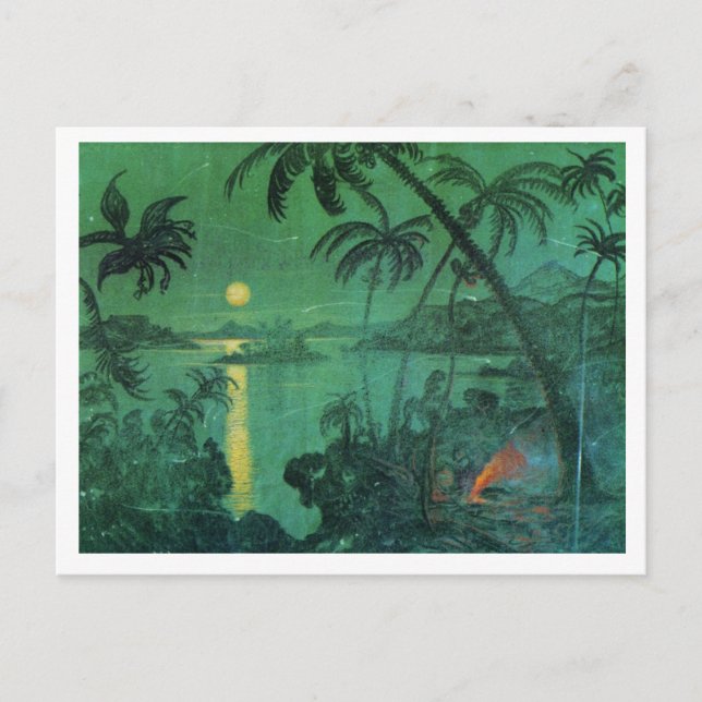 Postal Paisaje de Australia (Anverso)