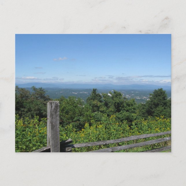 Postal Paisaje de Charlottesville (Anverso)