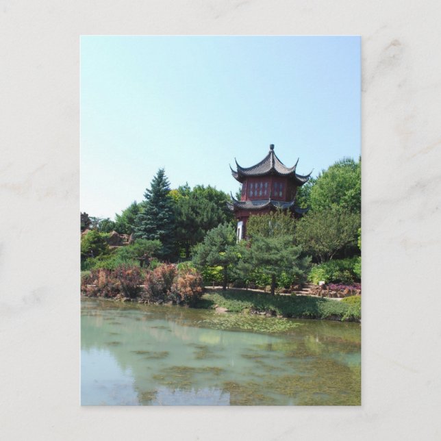 Postal Paisaje de China (Anverso)