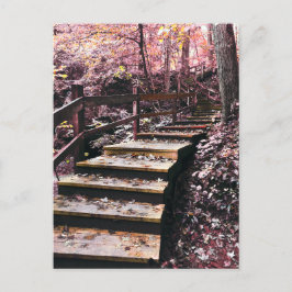 Postal paisaje de ensueño de las escaleras