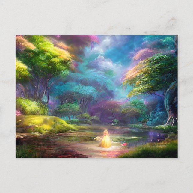 Postal Paisaje de Fairyland (Anverso)