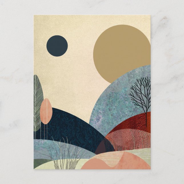 Postal Paisaje de Fantasy Hills (Anverso)