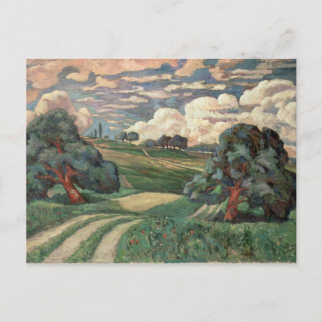 Postal Paisaje de Fauve (Anverso)