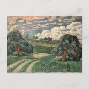Postal Paisaje de Fauve