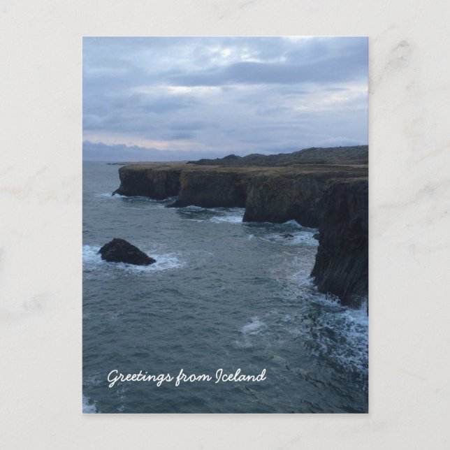 Postal Paisaje de Islandia (Anverso)