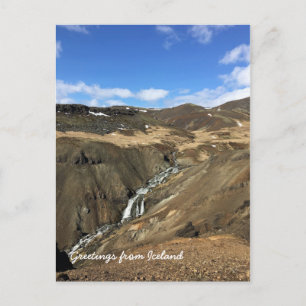 Postal Paisaje de Islandia