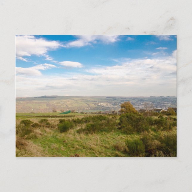 Postal Paisaje de Keighley (Anverso)
