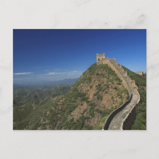 Postal Paisaje de la Gran Muralla, China (Anverso)