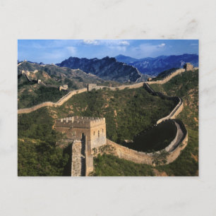 Postal Paisaje de la Gran Muralla, Jinshanling, China