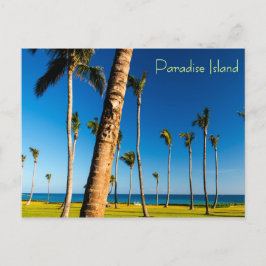 Postal Paisaje de la Isla del Paraíso