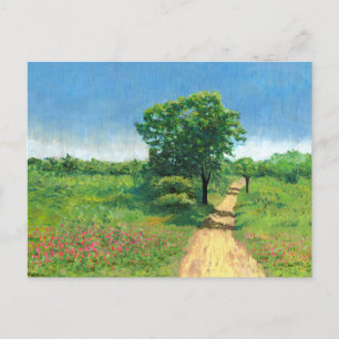 Postal Paisaje de la primavera rusa