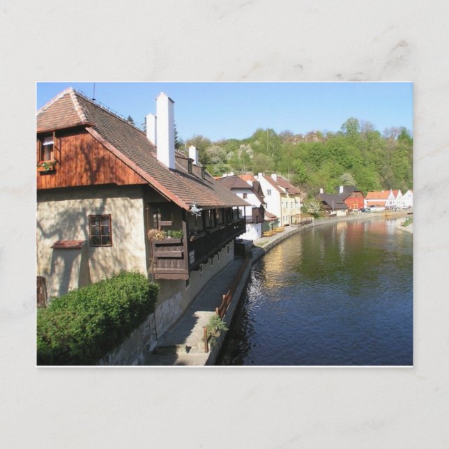 Postal Paisaje de la República Checa (Anverso)