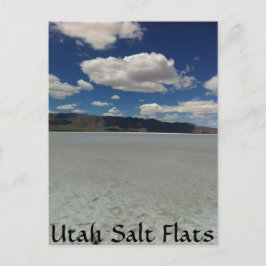 Postal Paisaje de las capas de sal de Utah