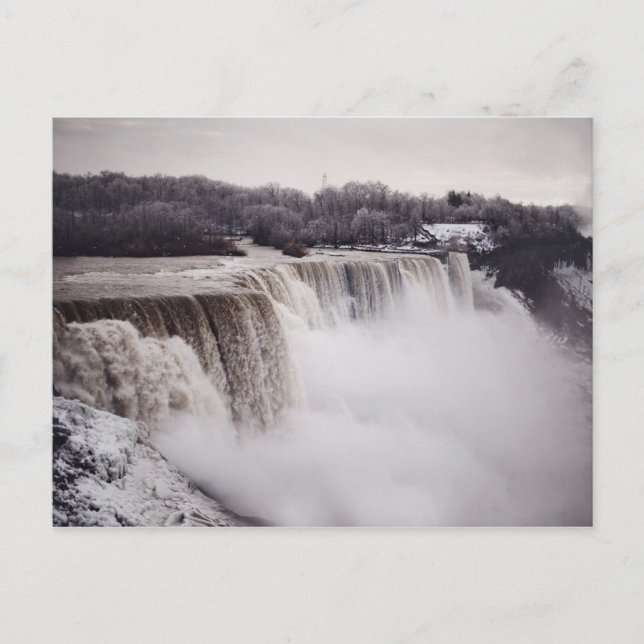 Postal Paisaje de las Cataratas del Niágara (Anverso)