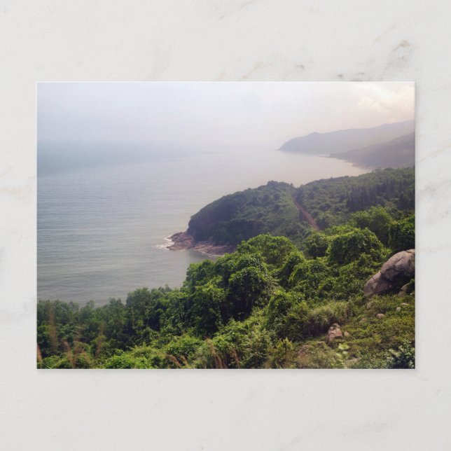 Postal Paisaje de las montañas costeras, Vietnam (Anverso)