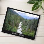 Postal Paisaje de las montañas Skagway Alaska<br><div class="desc">Este diseño se puede personalizar eligiendo la opción personalizar para añadir texto. Contáctame en colorflowcreations@gmail.com si quieres tener este diseño en otro producto. Compra mi pintura de acrílico abstracta original a la venta en www.etsy.com/shop/colorflowart. Ver más de mis creaciones o seguirme en www.facebook.com/colorflowcreations,  www.instagram.com/colorflowcreations,  www.twitter.com/colorflowart,  y・.</div>