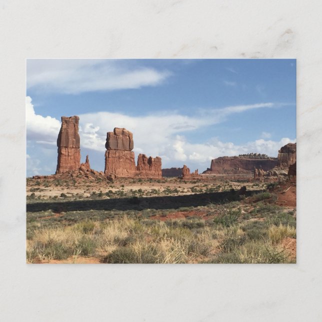 Postal Paisaje de Moab, UT (Anverso)
