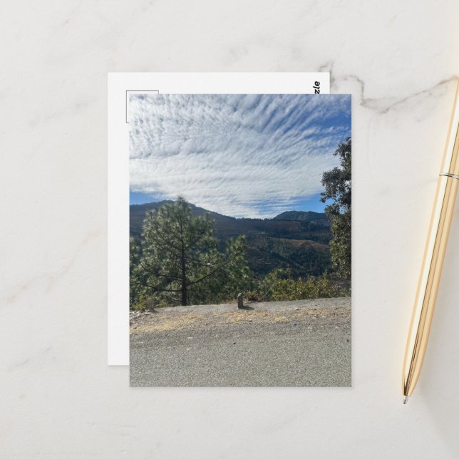 Postal Paisaje de montaña (Anverso/Reverso In Situ)