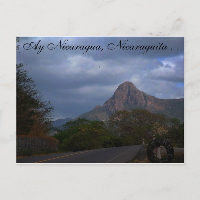 Postal Paisaje de Nicaragua (Anverso)