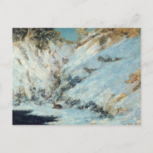 Postal Paisaje de nieve, 1866