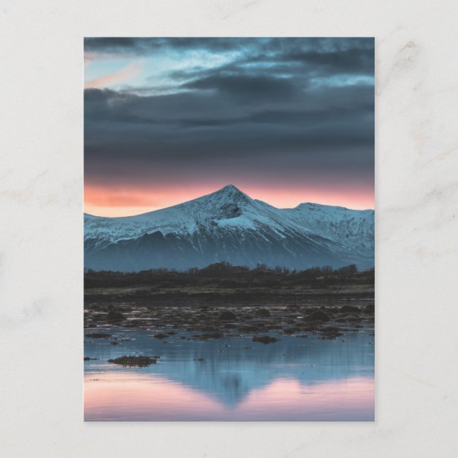 Postal Paisaje de Noruega (Anverso)