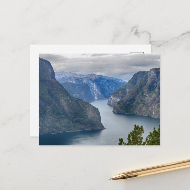 Postal Paisaje de Noruega (Anverso/Reverso In Situ)