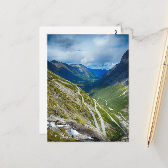 Postal Paisaje de Noruega (Anverso/Reverso In Situ)