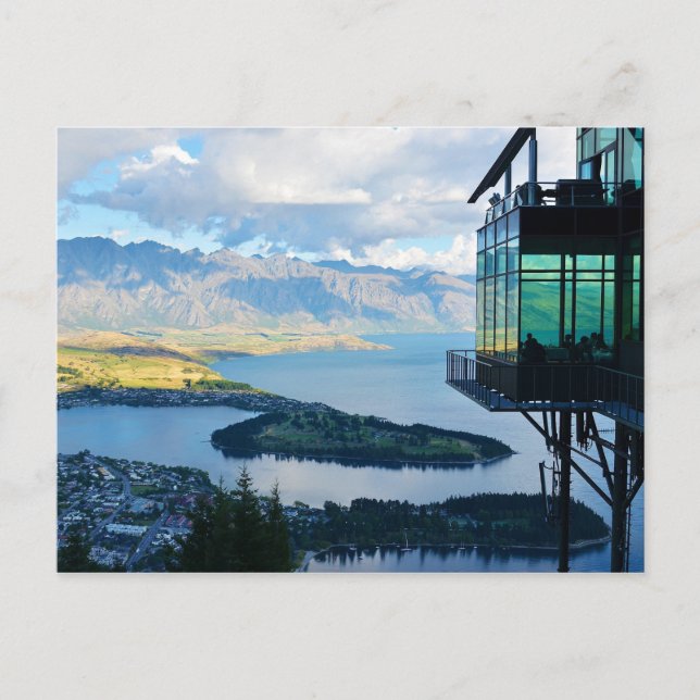 Postal Paisaje de Nueva Zelanda (Anverso)