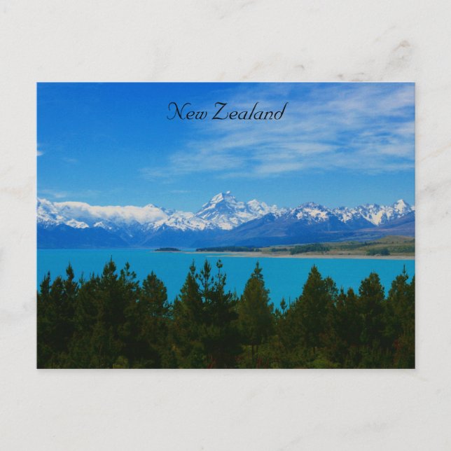 Postal paisaje de nz (Anverso)