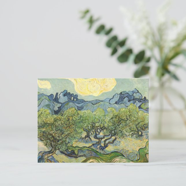 Postal Paisaje de Olive Vincent Willem van Gogh (Anverso de pie)