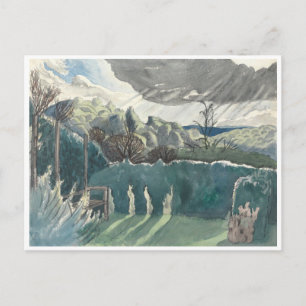 Postal Paisaje de Paul Nash