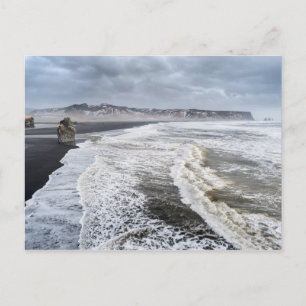 Postal Paisaje de playa en invierno