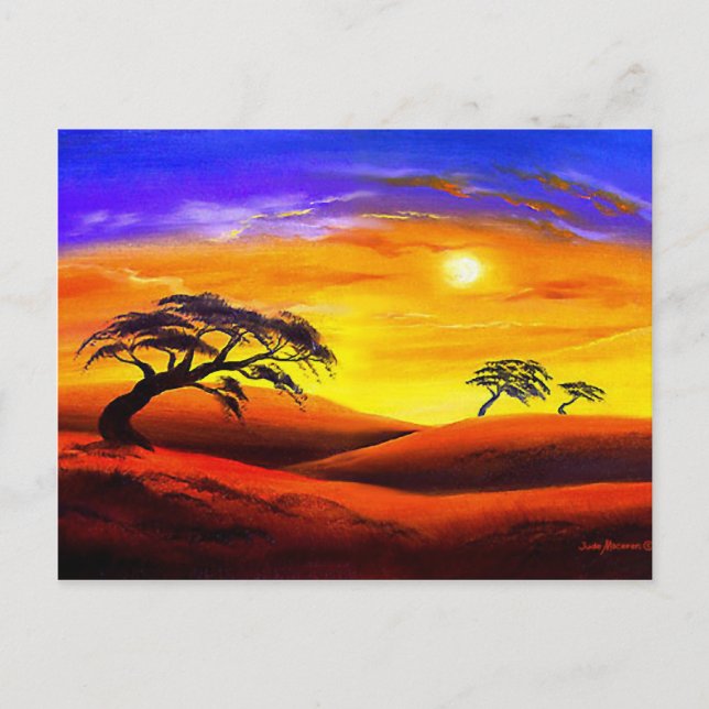 Postal Paisaje de Sunset - Multitud (Anverso)