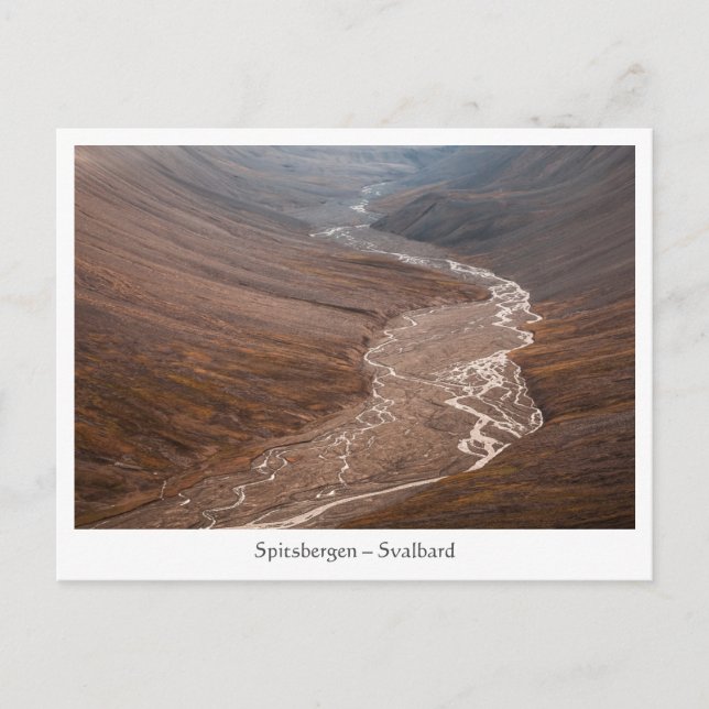 Postal Paisaje de Svalbard (Anverso)