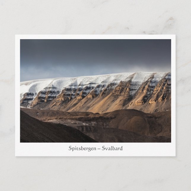 Postal Paisaje de Svalbard (Anverso)