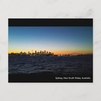 Postal Paisaje de Sydney de noche