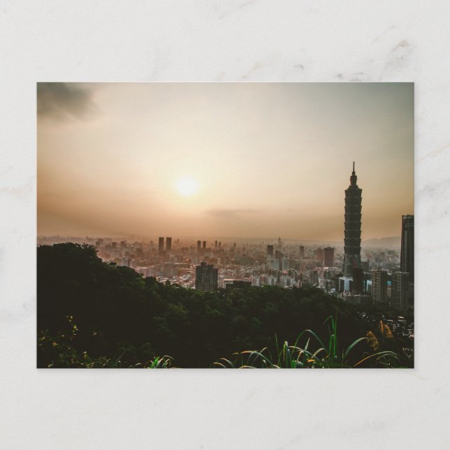 Postal Paisaje de Taiwán (Anverso)