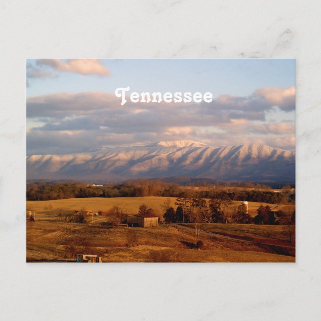 Postal Paisaje de Tennessee (Anverso)