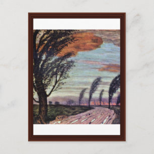 Postal Paisaje De Tormenta Por Stuck Franz Von