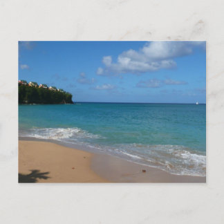 Postal Paisaje de vacaciones tropicales en la playa de Sa