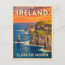 Paisaje de Viajes Clásicos Acantilados de Moher Ir