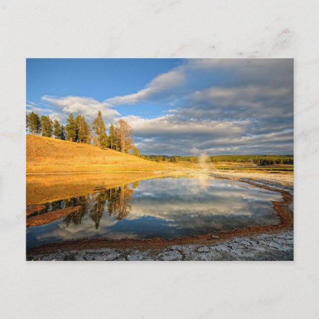 Postal Paisaje de Yellowstone (Anverso)