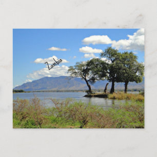 Postal Paisaje de Zambia