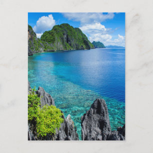 Postal Paisaje del archipiélago de Bacuit